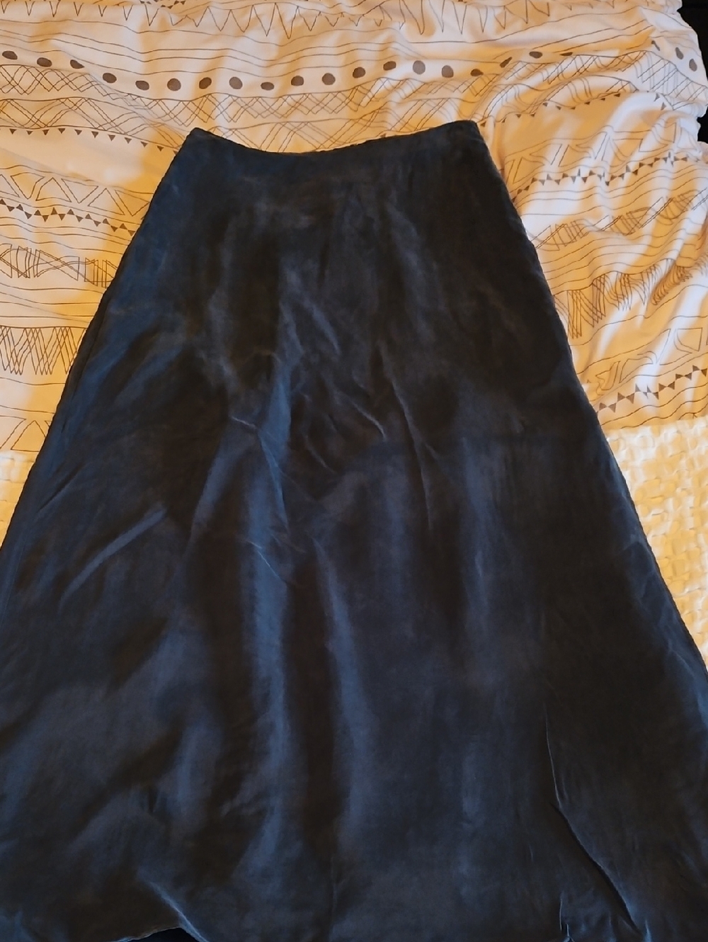 Splendid Orla Satin Skirt In Balsam Xs